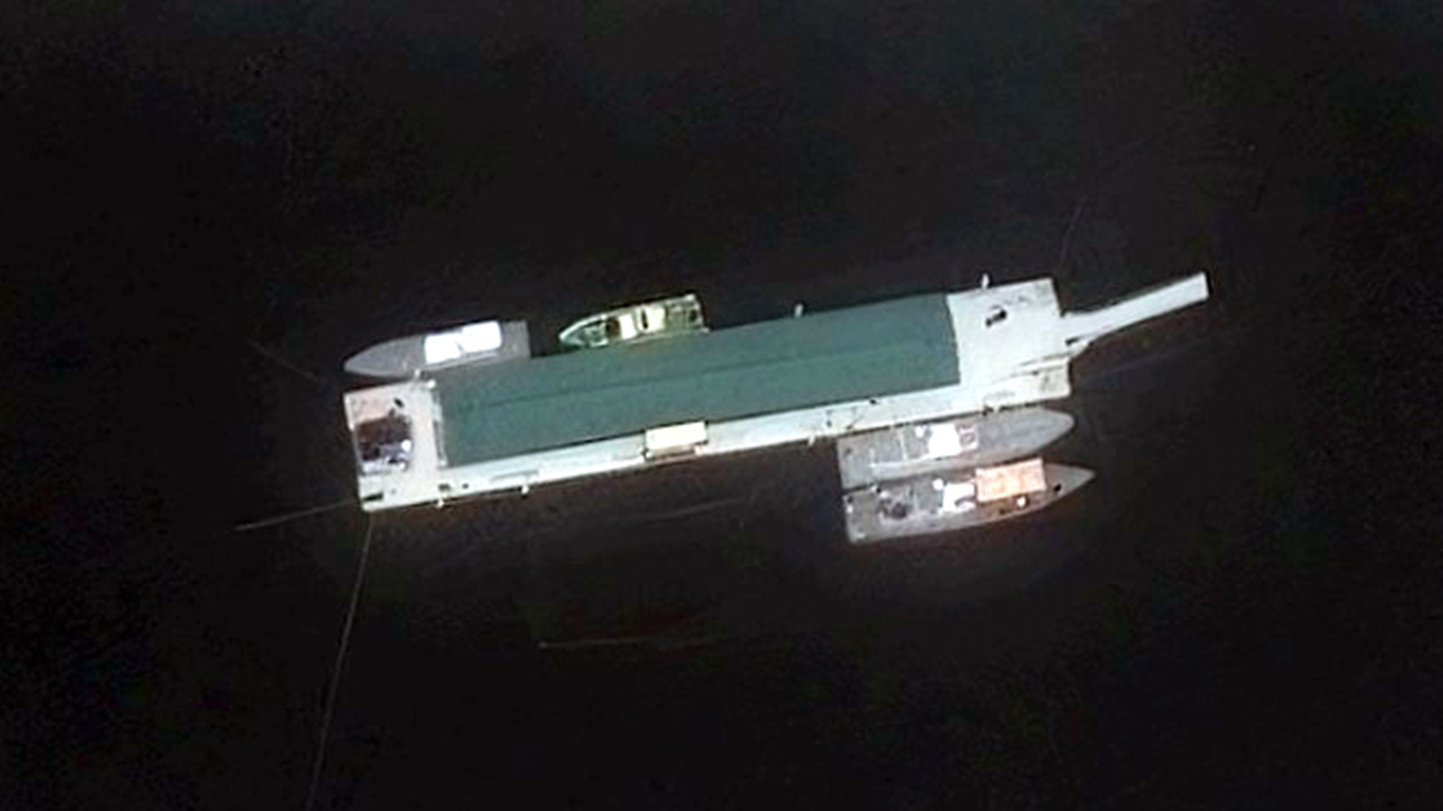 The 50m vessel was seen in waters nearby Tae island on 4 July 2026.