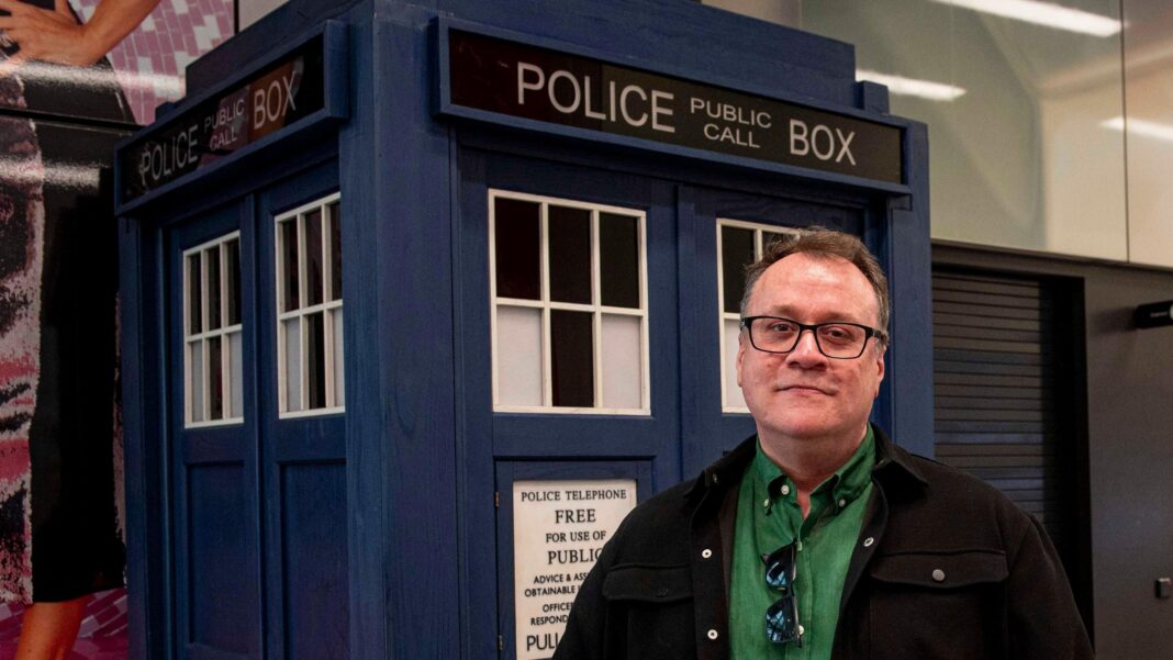 Russell T Davies criticises BBC boss’s ‘clumsy’ AI Doctor Who comments Russell T Davies stands in front of the Tardis