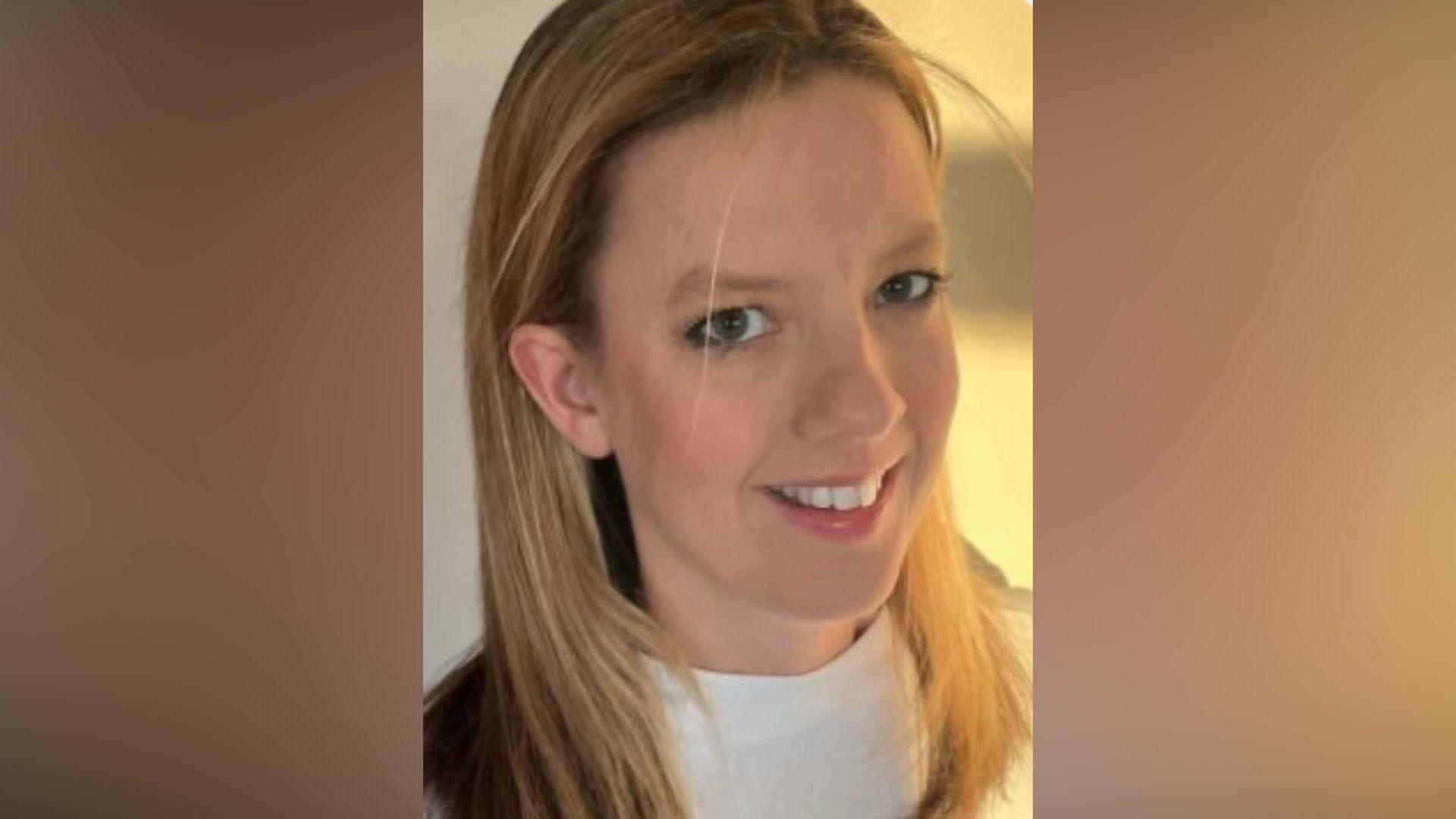 Hannah Terry pictured smiling into the camera. She has long blonde hair.