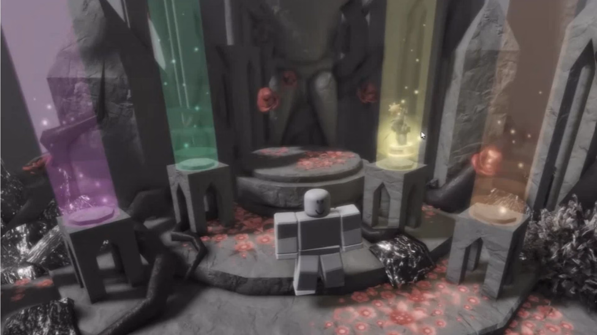 Place trophies in the starting area (Image via Roblox)
