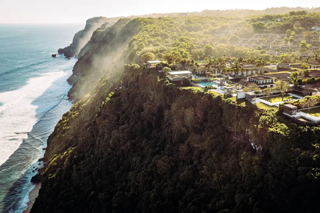The Best Resorts in the World: 2026 Readers’ Choice Awards Alila villas uluwatu bali triple crown may2026 pr global ali p0109 uluwatu aerial cliffside