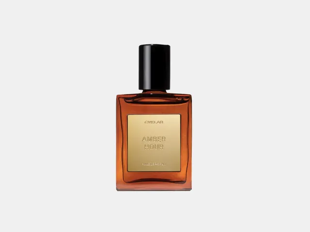 Image may contain: Bottle, Cosmetics, Perfume, and Aftershave
