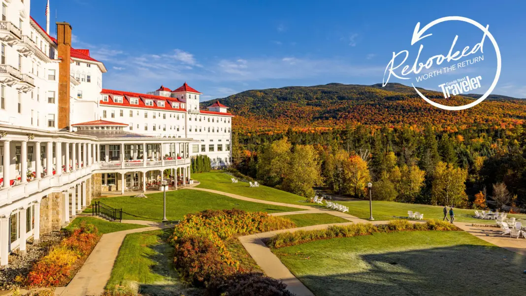 This Iconic New England Hotel Is My Favorite Place to Stay During Fall Foliage Season Hotel exterior