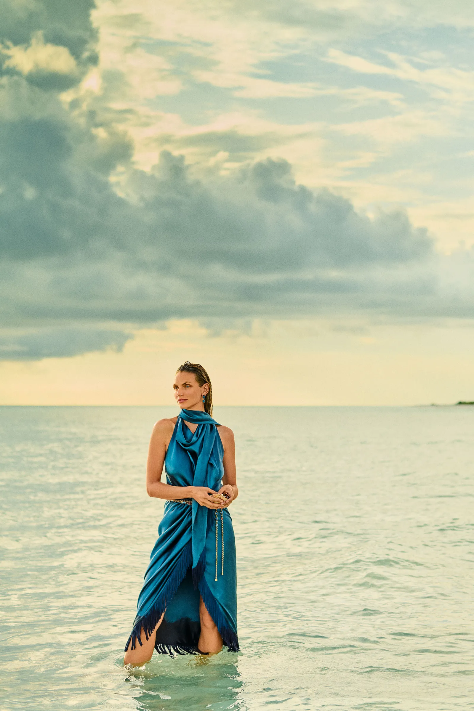 Image may contain Beachwear Clothing Adult Person Nature Outdoors Sky and Horizon