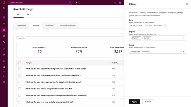 AEO for demand generation teams: How to generate qualified pipeline as AI reshapes buyer discovery AEO for demand generation teams, HubSpot AEO prompt tracking