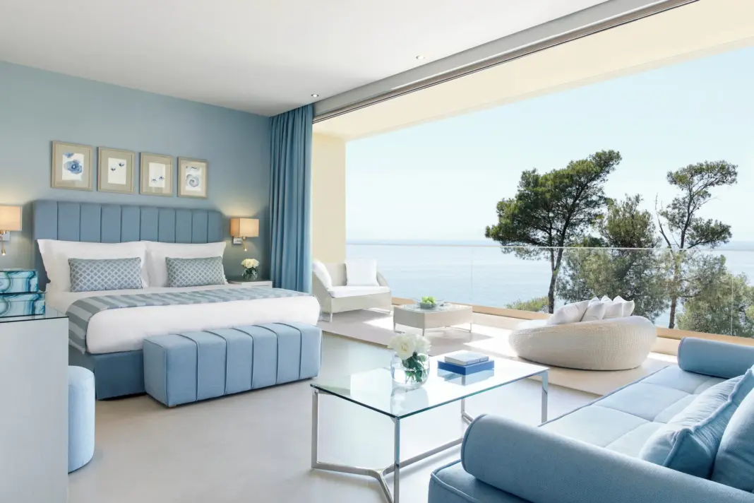 10 Best Greece Resorts 2026: Readers’ Choice Awards Saniresort greece family suite grand balcony 1