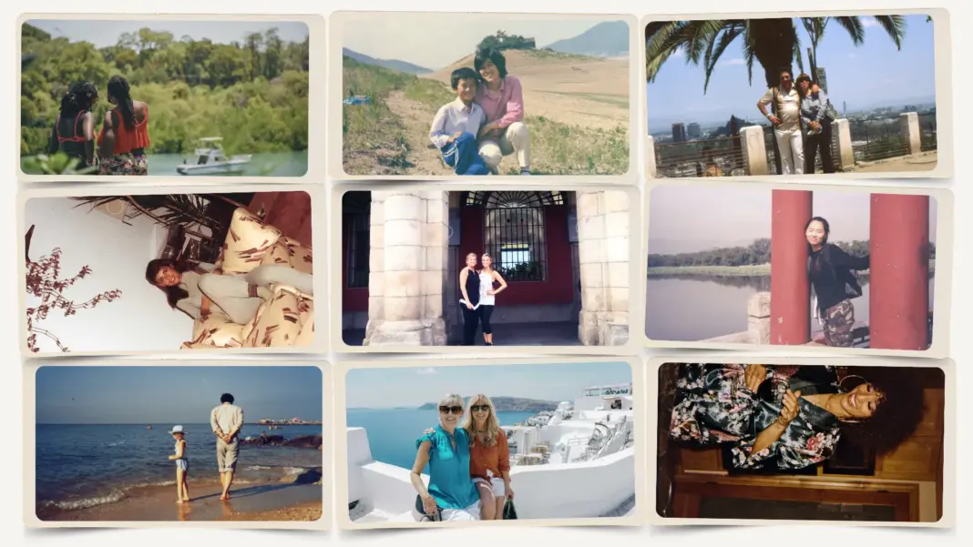The ‘Matriarch Trip’ Trend Proves That Mother Knows Best Simple minimalist scrapbook lifestyle photo collage your story 1920 x 1080 px 2