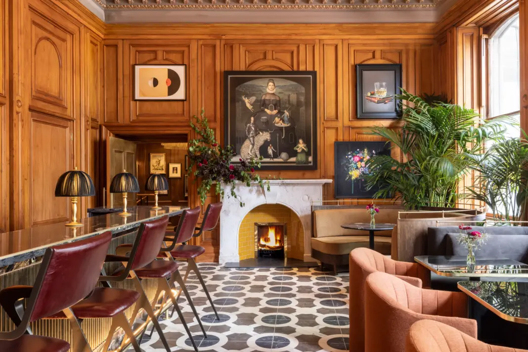 Virgin hotels edinburgh commons club bar 3 2