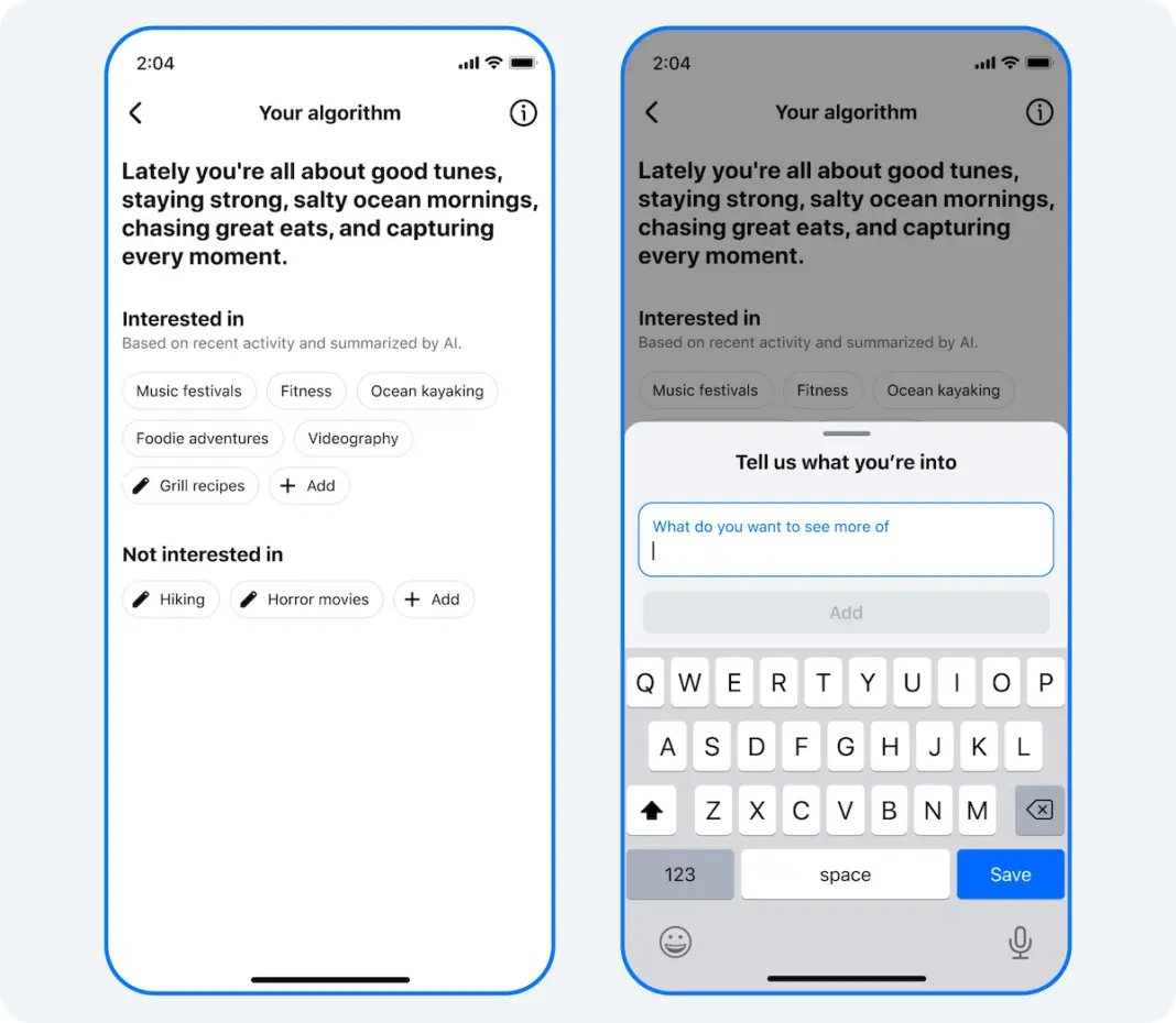 Facebook is giving users more control over their algorithm Youralgorithm fb