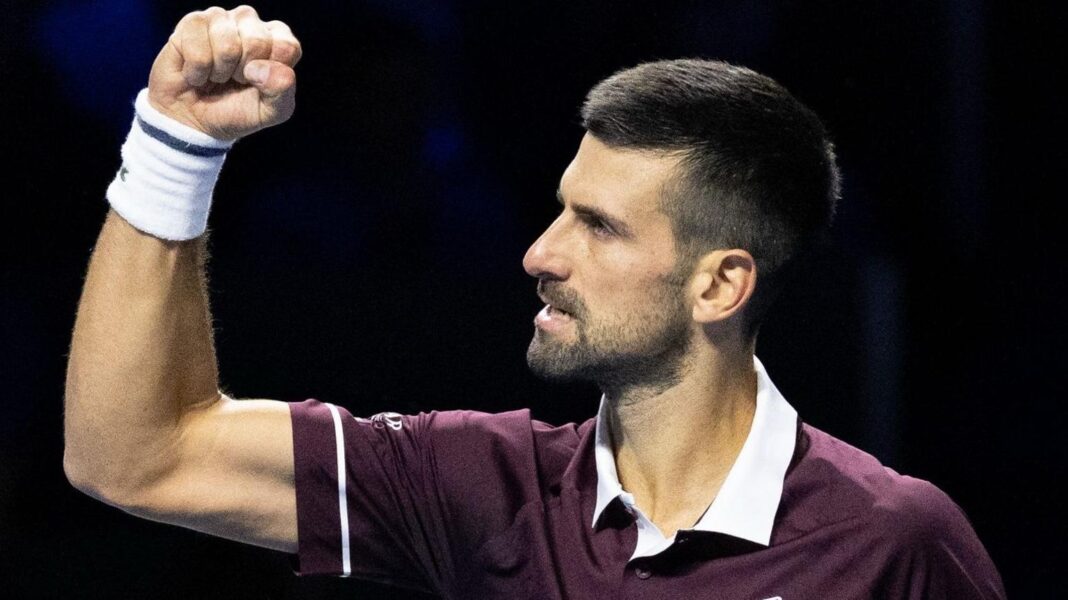Djokovic celebrates ‘big win’ on return to Basel Novak Djokovic celebrates his victory over Ugo Humbert in Basel