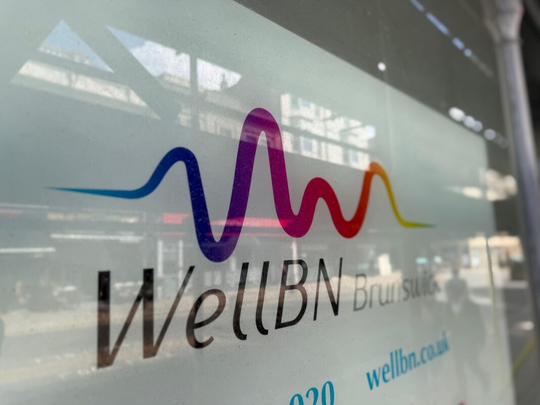 Sign at the WellBN clinic