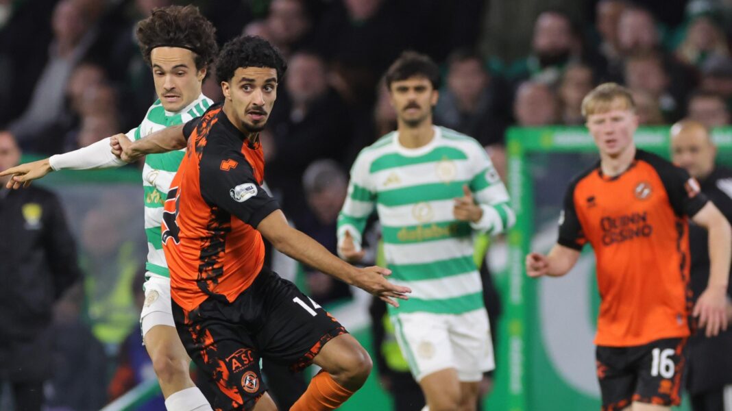 Do Dundee United have Scotland’s best midfield three? Celtic's Mika Baur and Dundee United's Zidane Iqbal