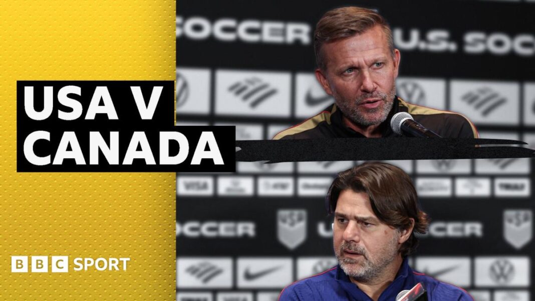 Marsch calls USA politics ‘big talk’ as Pochettino praises Canada coach Marsch calls USA politics ‘big talk’ as Pochettino praises Canada coach