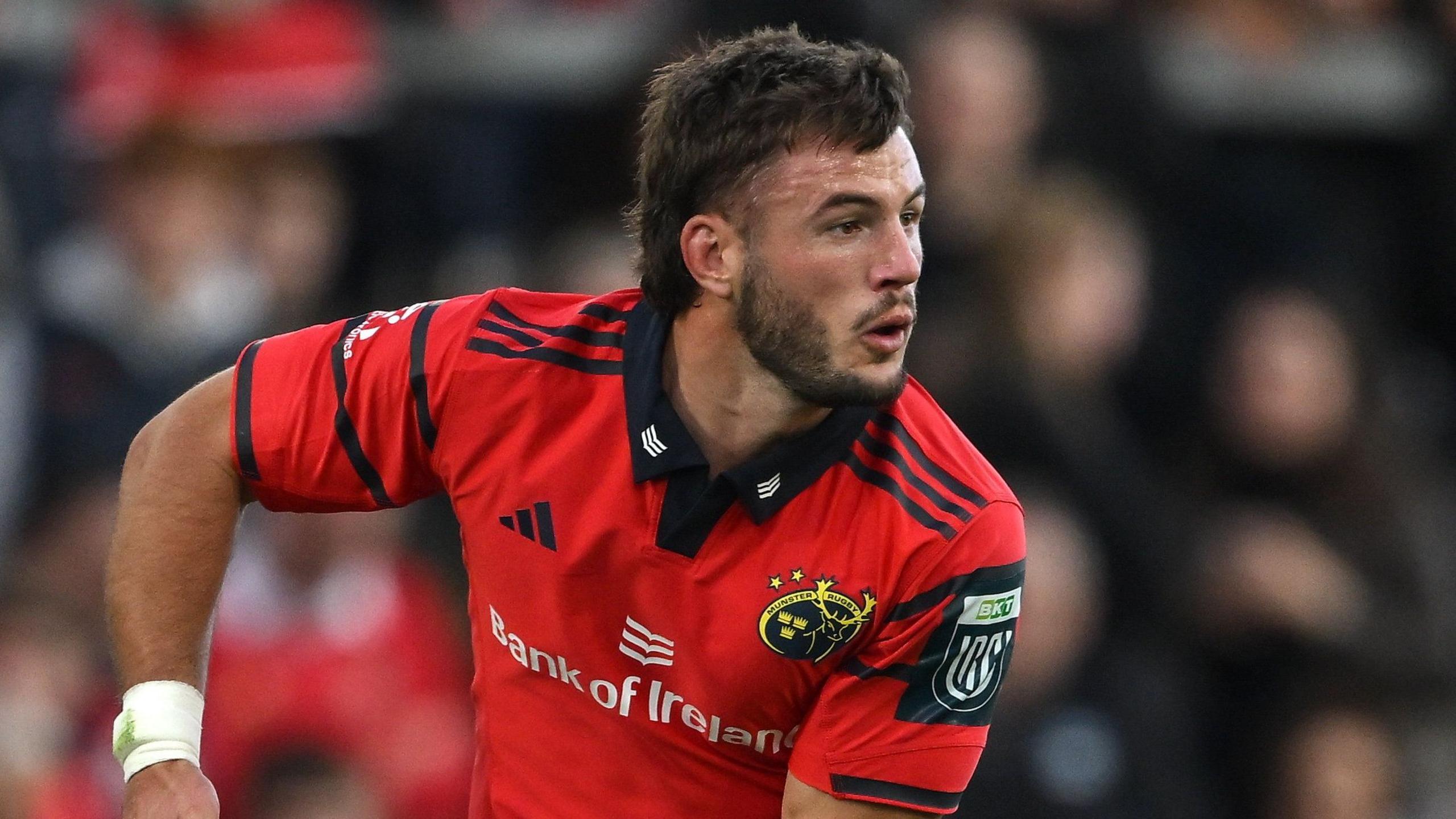 Alex Nankivell in action for Munster