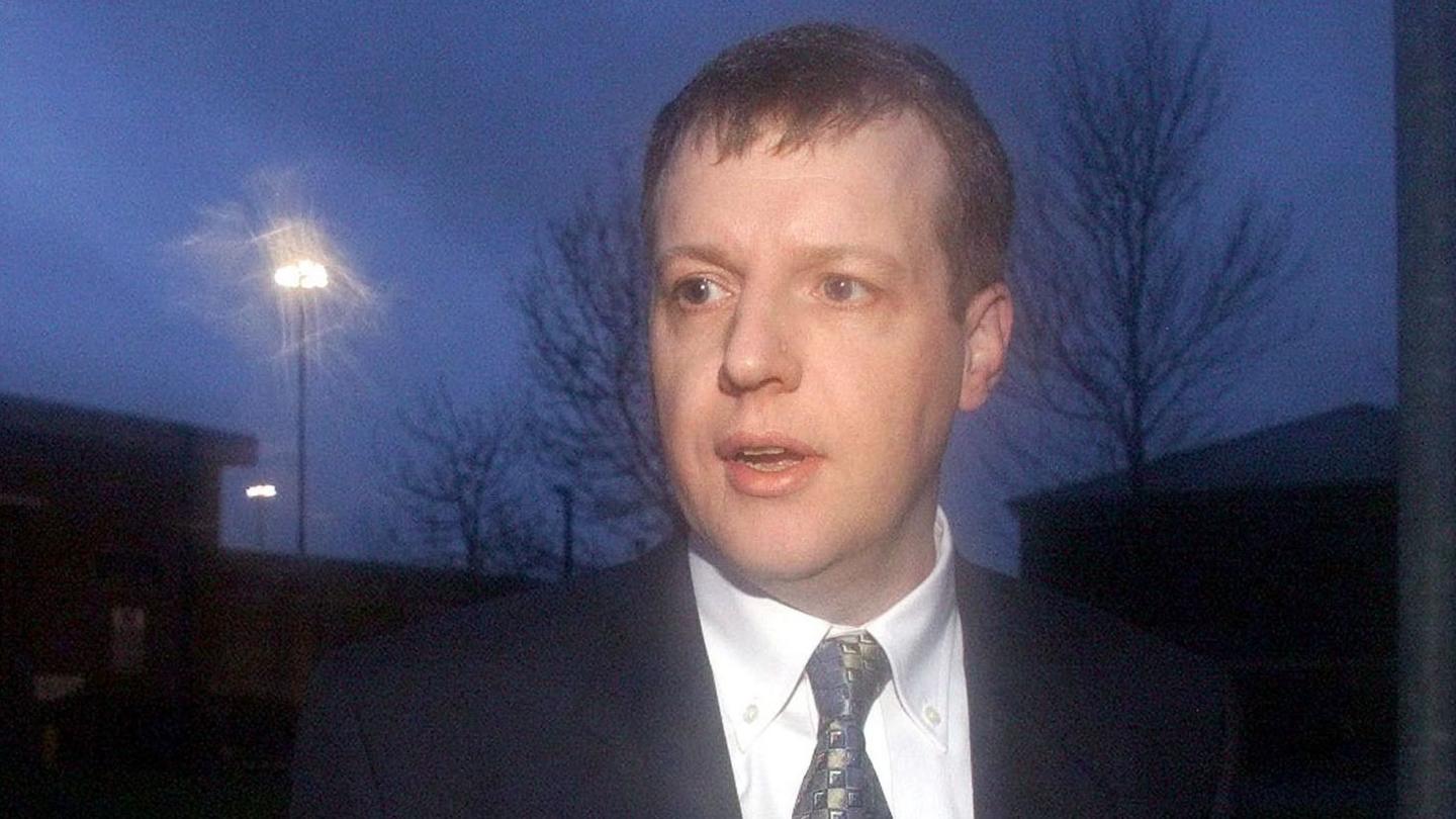 Paul Ferris leaves Frankland Prison in Co Durham in 2002 after completing a a seven-year sentence for for gun-running
