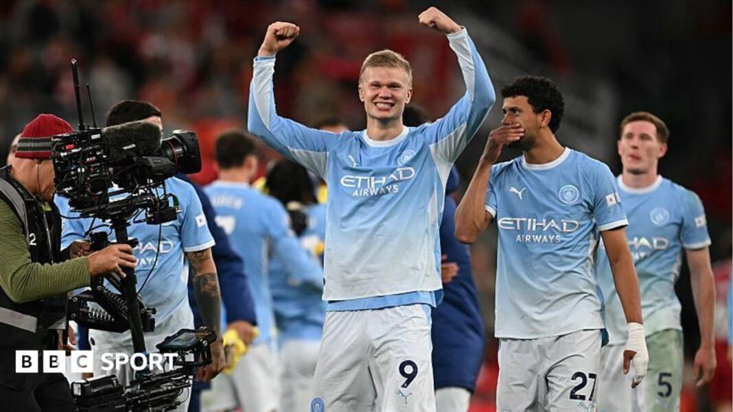 Man City’s statement win has feeling of irrelevance with season in limbo Man City’s statement win has feeling of irrelevance with season in limbo