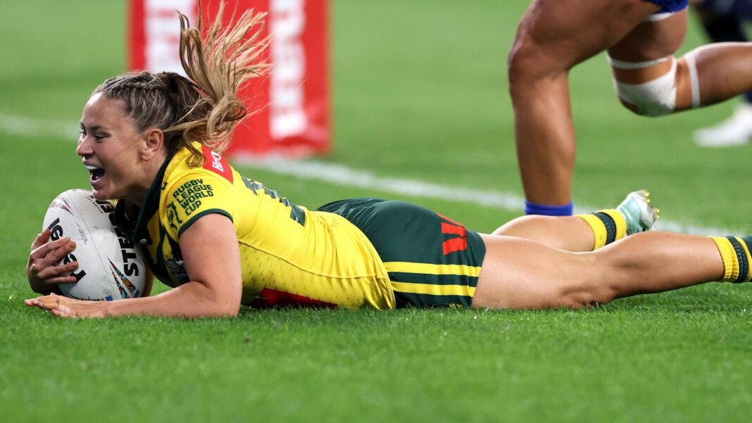 NRL gap a factor in France’s heavy defeat by Samoa, says boss Keeley Nizza dives in for a try