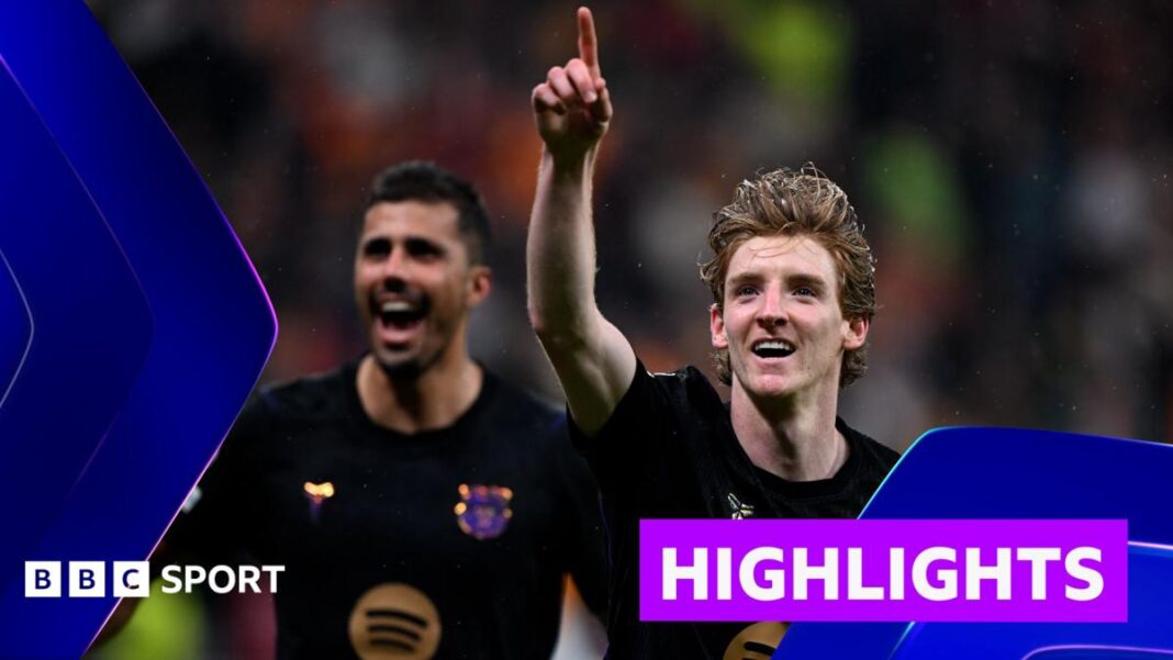 Gordon scores as ‘brilliant Barcelona’ thrash Galatasaray image