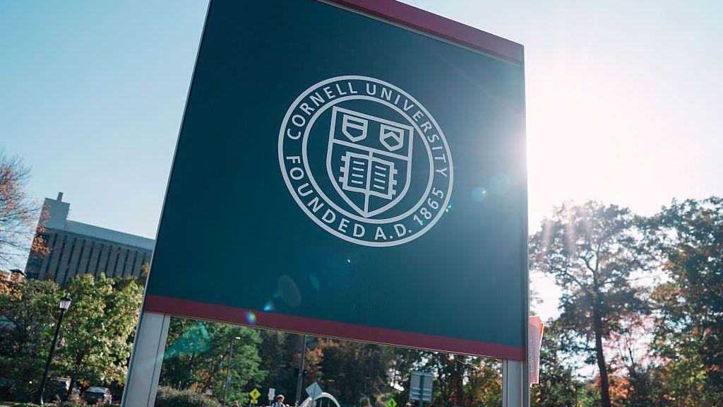 Cornell University sign