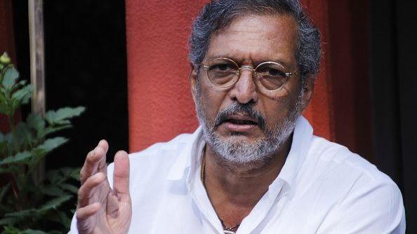 Bollywood actor Nana Patekar speaking during a press conference at National School of Drama on February 2, 2016 in New Delhi, India.