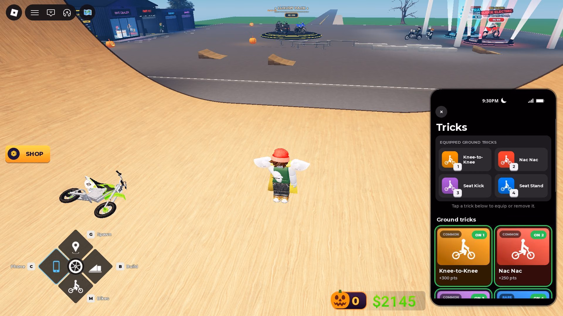 Customize your experience using the in-game phone (Image via Roblox)