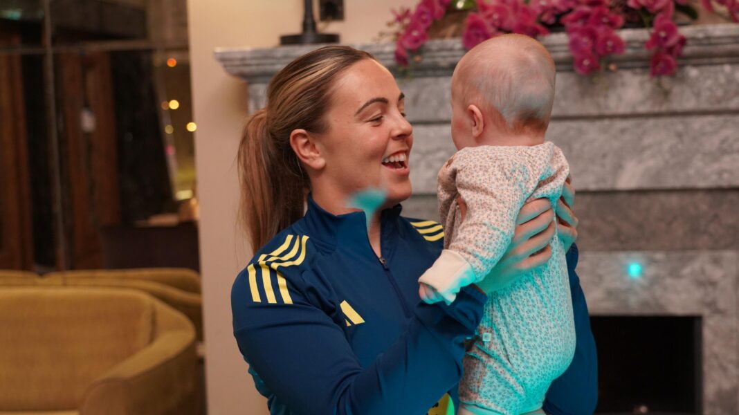 ‘You can be a mum and a footballer – they can co-exist’ Simone and Skye Magill