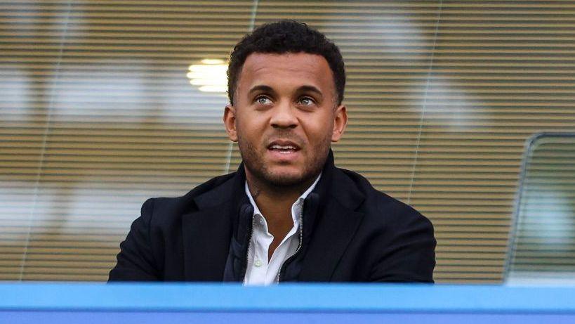 Ryan Bertrand at Stamford Bridge watching a game