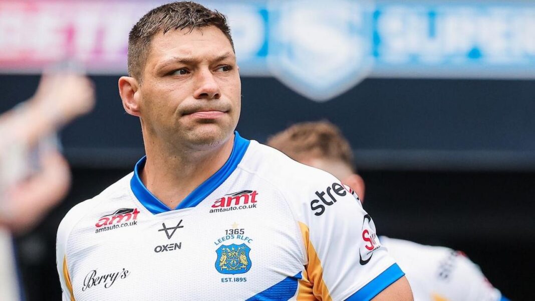 Ryan Hall before a game for Leeds Rhinos