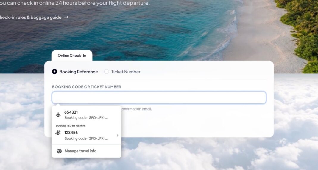 Chrome’s AI-powered Autofill can now dig through your Gmail to fill out forms image