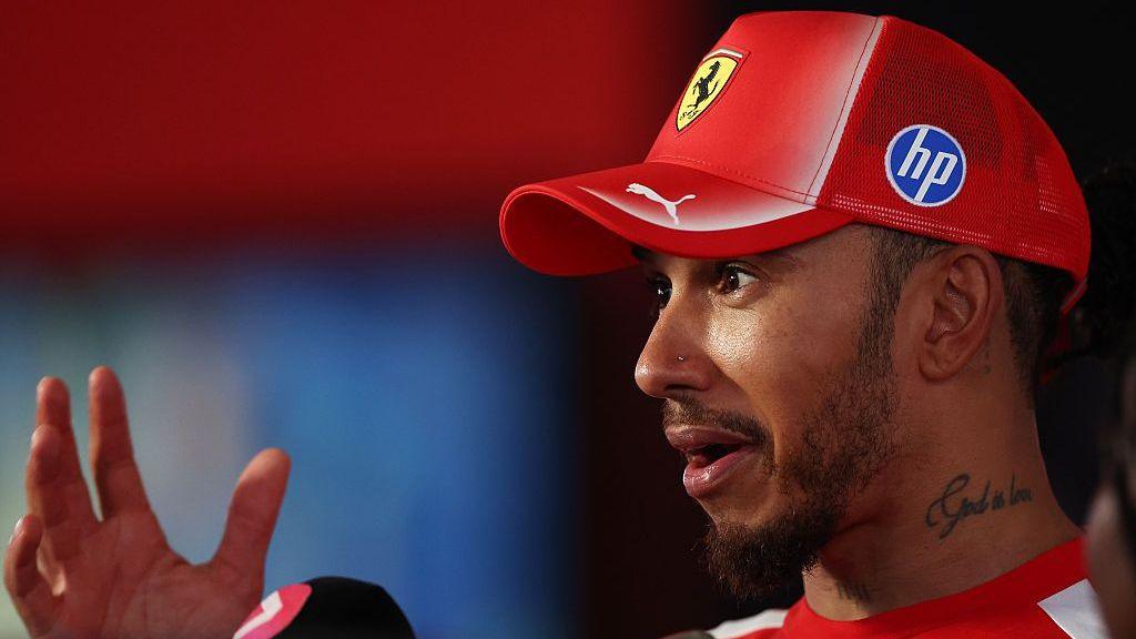 Lewis Hamilton at Bahrain GP in Malaysia