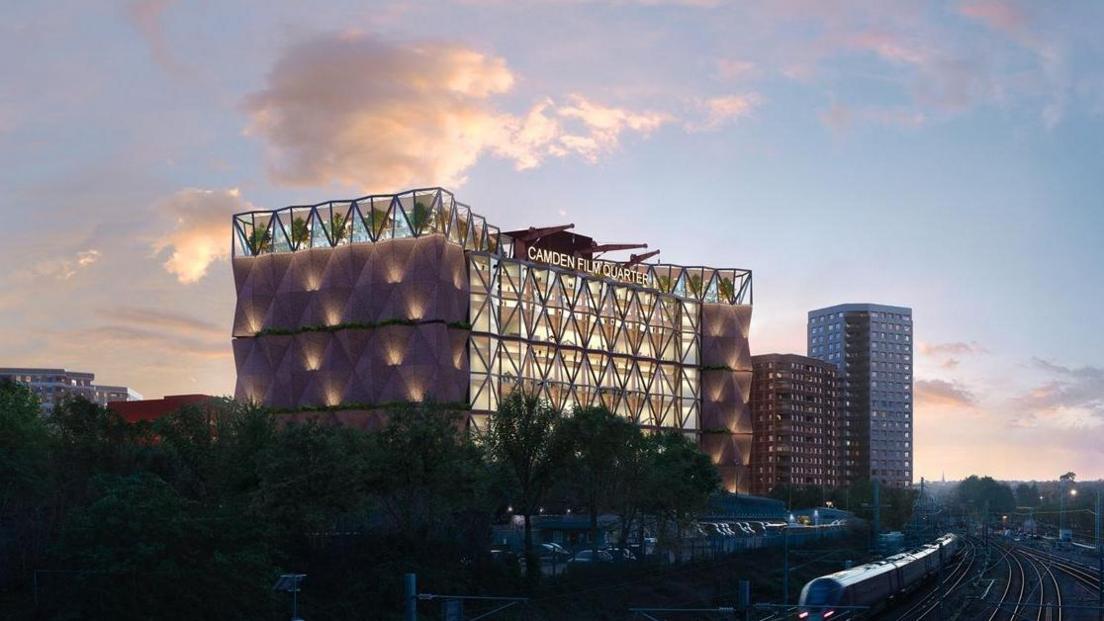 An artist's impression of the building