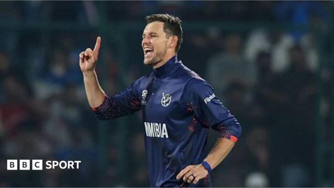 Erasmus’ 156 not out helps Namibia defeat Ireland Erasmus’ 156 not out helps Namibia defeat Ireland
