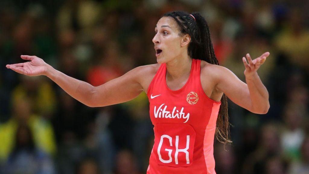Geva Mentor playing for England in 2023