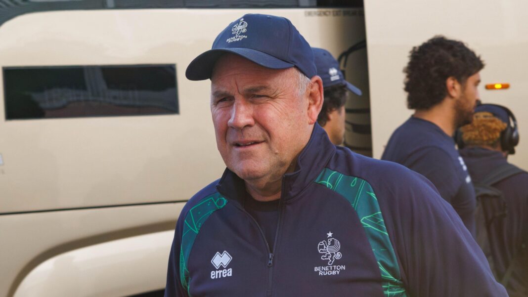Wayne Pivac in Benetton kit