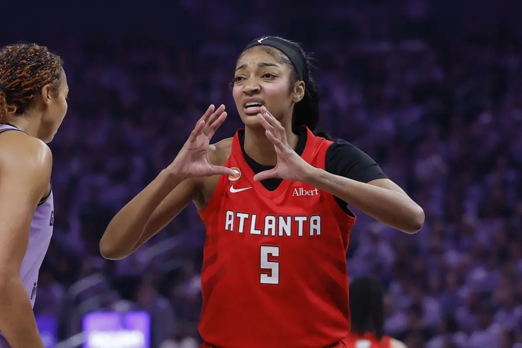 “Refs getting paid to rob Golden State”, “Entire league is fixed” – WNBA Fans Explode Over Angel Reese Getting Friendly Whistle In Finals Clash “Refs getting paid to rob Golden State”, “Entire league is fixed” – WNBA Fans Explode Over Angel Reese Getting Friendly Whistle In Finals Clash