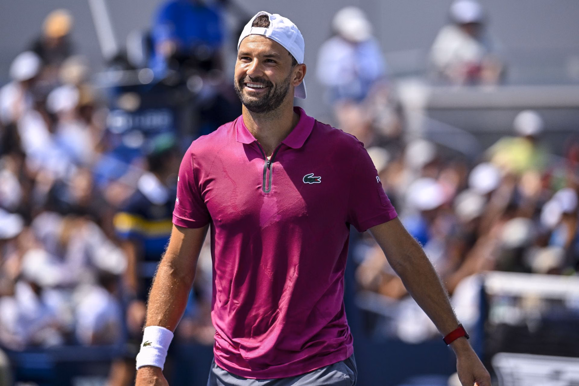 Grigor Dimitrov at the US Open 2026. (Source: Getty)