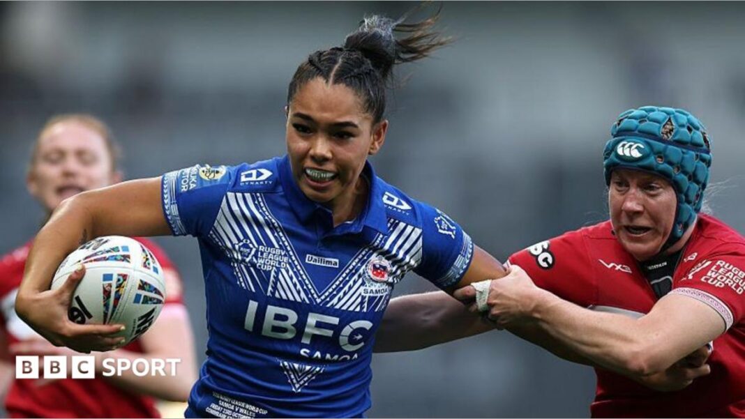 Samoa run in 14 tries to thrash Wales at World Cup Samoa run in 14 tries to thrash Wales at World Cup