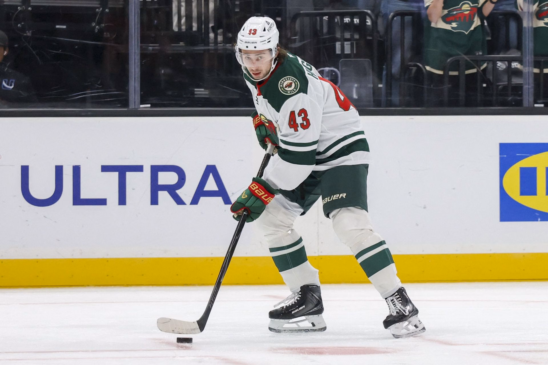 Quinn Hughes in action during a game - Source: Imagn