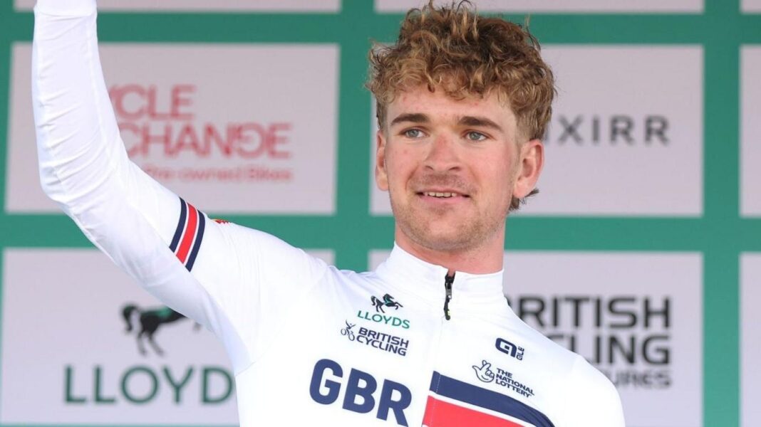 Bradley Wiggins’ son Ben signs first pro contract Ben Wiggins is awarded the Combativity Award on day five of the 2026 Tour of Britain