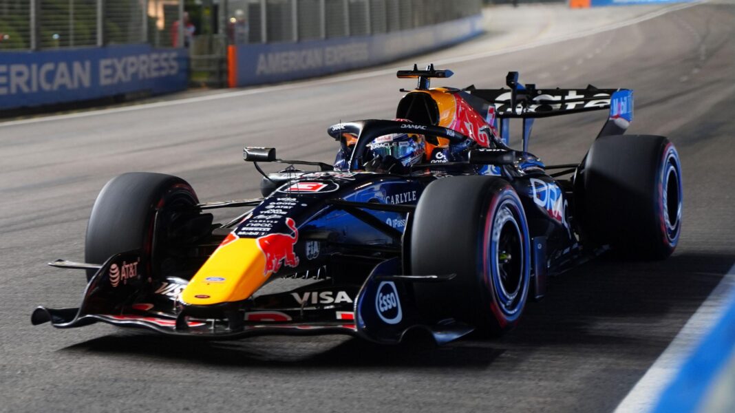 Verstappen beats Ferraris to Singapore pole Red Bull's Max Verstappen during Singapore Grand Prix qualifying