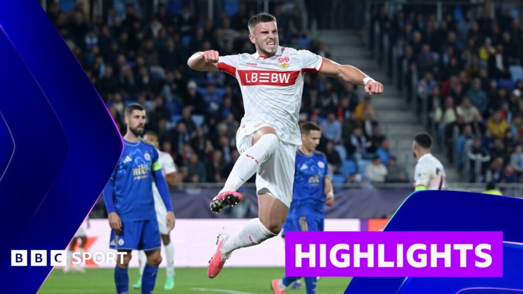 Stuttgart ease to comfortable win against Slovan Bratislava image