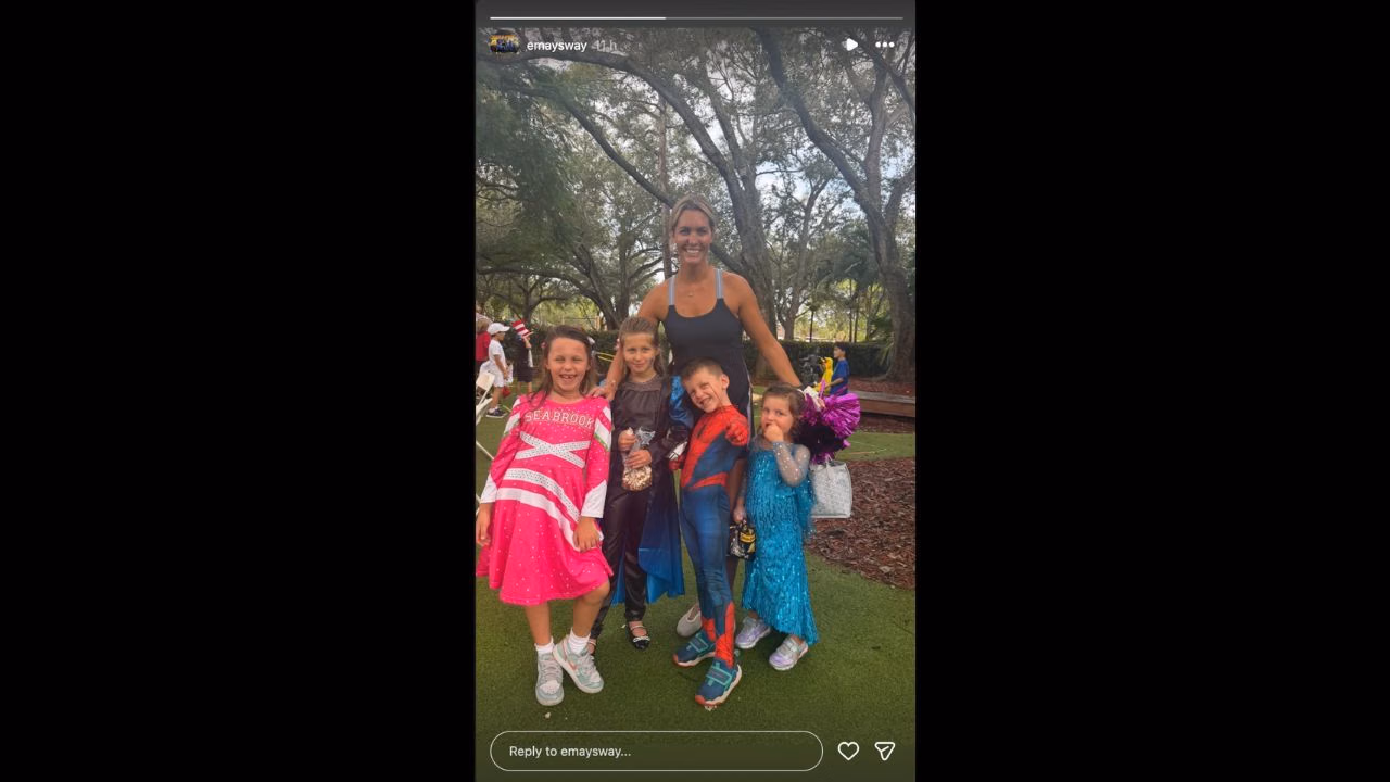 Screenshot of Erica Scherzer's Instagram story (Image via Instagram.com/@emaysway IG Stories)