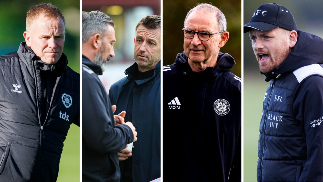 What impact has break had & how will Reedijk fare? Premiership questions Scottish Premiership managers Wouter Vrancken (Hearts), Derek McInnes (Rangers), Neil McCann (Kilmarnock), Martin O'Neill (Celtic) and Marink Reedicjk (Hibernian)