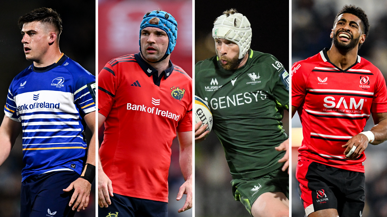 Dan Sheehan, Tadhg Beirne, Mack Hansen, Rob Baloucoune