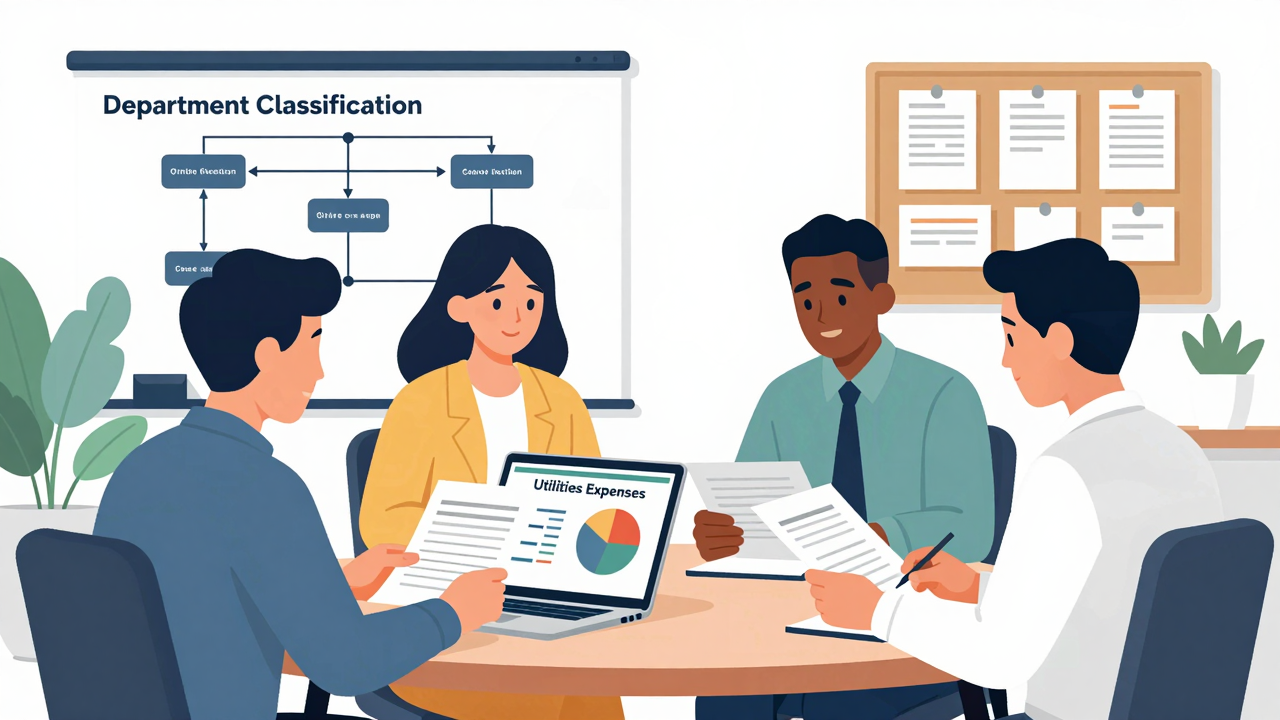 Classifying Utilities Expenses by Department