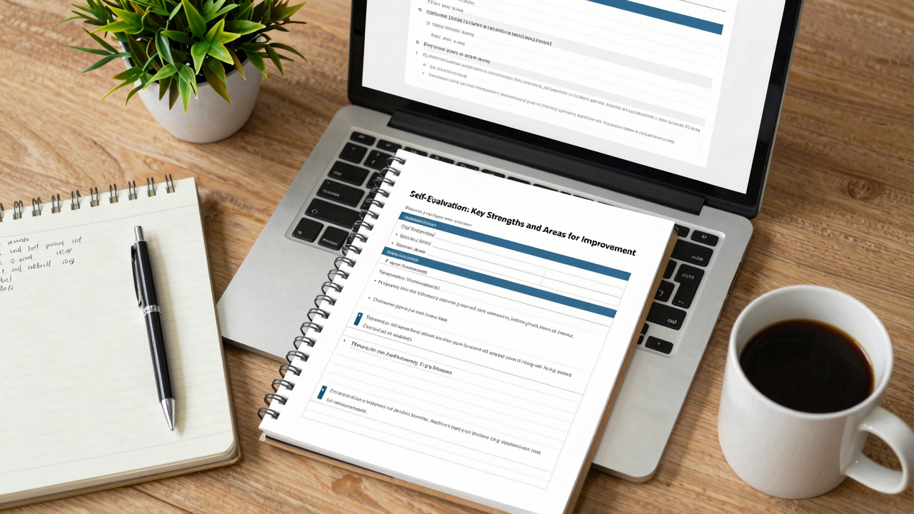 Constructive Self-Evaluation Examples for Improvement Areas