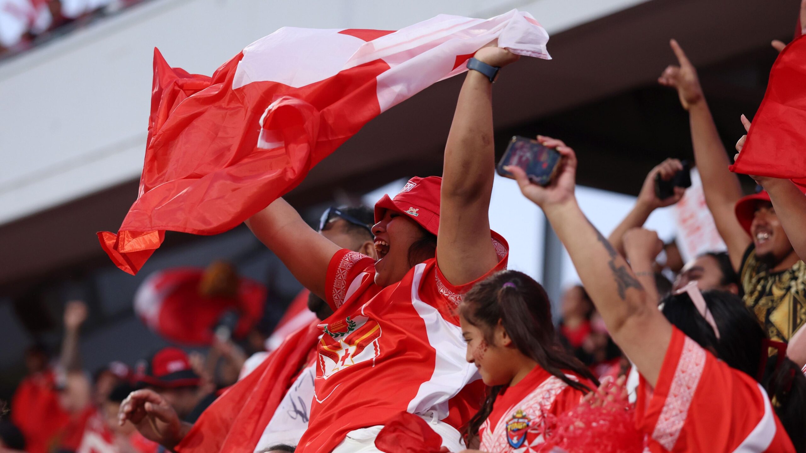 Tonga fans