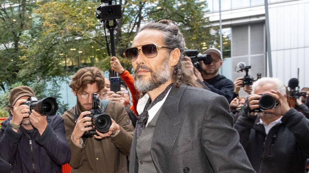 Sex was ‘huge preoccupation for Russell Brand’, ex-flatmate tells trial Russell brand arriving at southwark Crown court