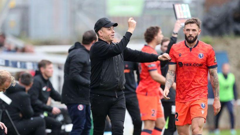 Dorking Wanderers owner and manager Marc White