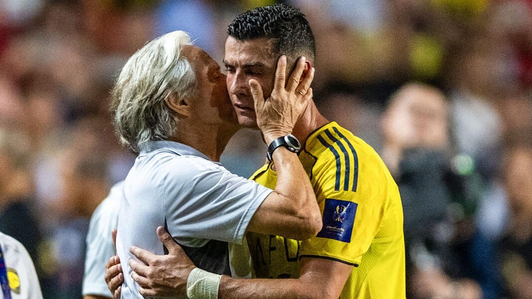 Ronaldo let Manchester United down – Ten Hag Portugal coach Jorge Jesus hugs Cristiano Ronaldo